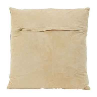 Bosie Safira Botanical Hair on Leather Cushion