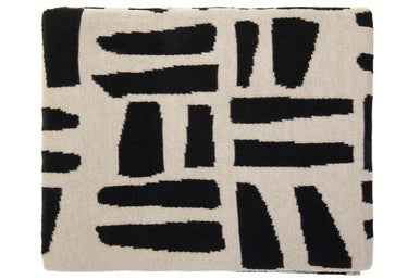 Bosie Ozella Natural And Black Throw