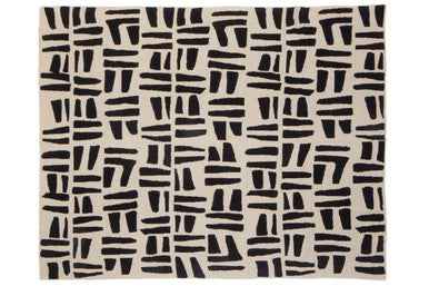 Bosie Ozella Natural And Black Throw