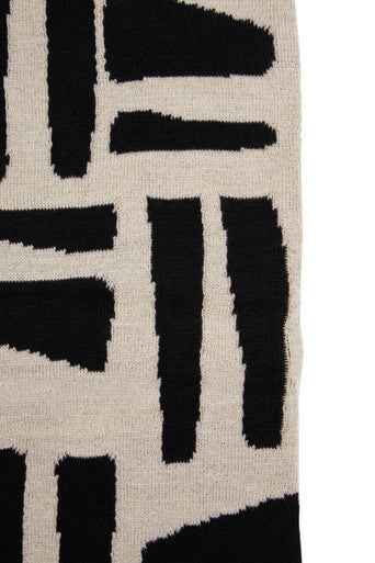 Bosie Ozella Natural And Black Throw