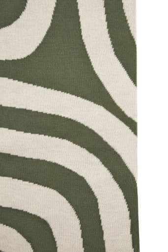 Bosie Ozella Natural And Green Throw