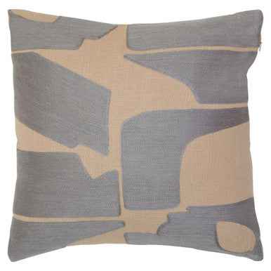 Bosie Ozella Natural And Grey Square Cushion