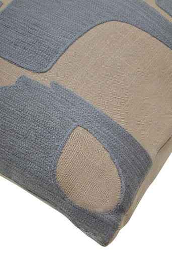 Bosie Ozella Natural And Grey Square Cushion