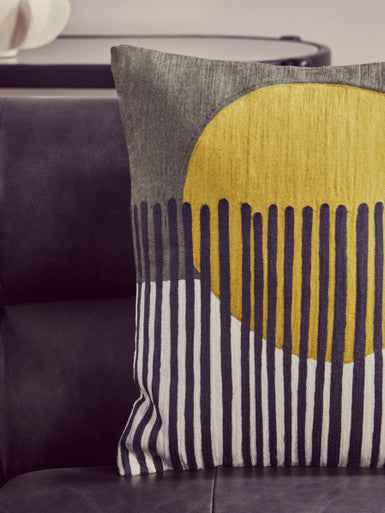 Bosie Ozella Green And White Cushion