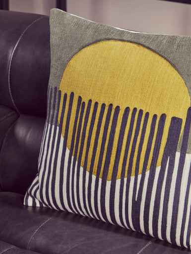 Bosie Ozella Green And White Cushion