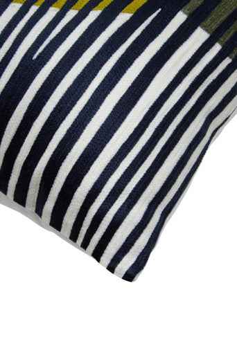 Bosie Ozella Green And White Cushion