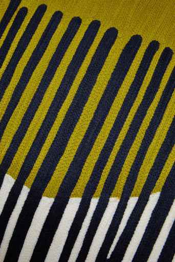 Bosie Ozella Green And White Cushion