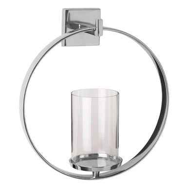 Cirqua Silver Finish Wall Sconce