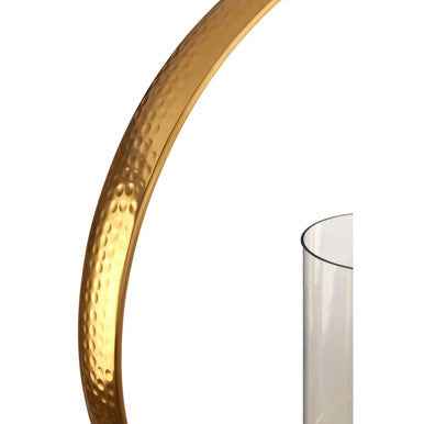 Cirqua Large Gold Finish Candle Holder