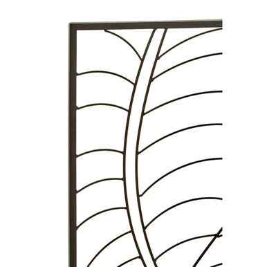 Trento Small Black Leaf Design Wall Art