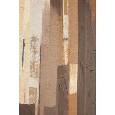 Astratto Ochre Canvas Wall Art
