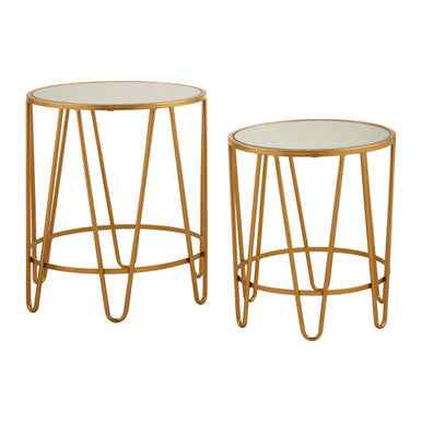 Avantis Set Of 2 Hairpin Design Side Tables
