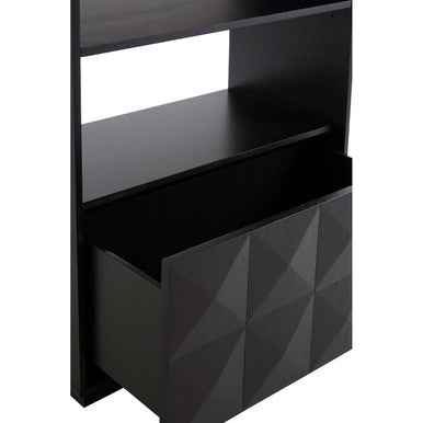 Diamond Oak Veneer Shelf Unit