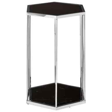 Piermount Black And Silver End Table