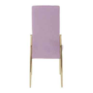 Tamzin Pink Velvet High Back Dining Chair