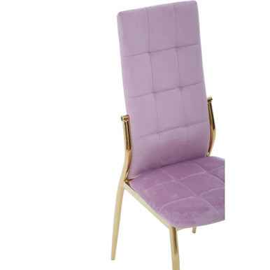Tamzin Pink Velvet High Back Dining Chair