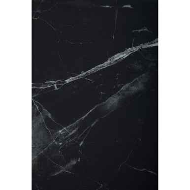 Arenza Black Marble And Silver Console Table