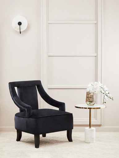 Oria White Marble End Table