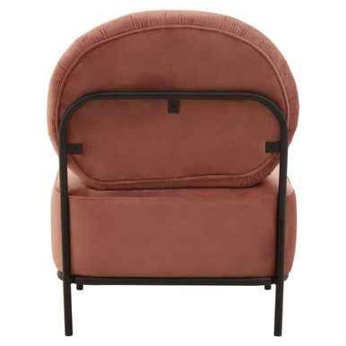Haya Dusky Rose Velvet Chair
