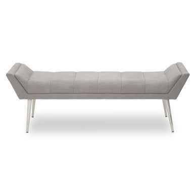 Gilden Grey Bench With Angular Base