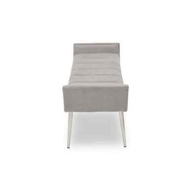 Gilden Grey Bench With Angular Base