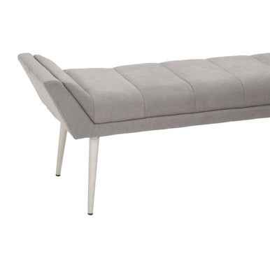 Gilden Grey Bench With Angular Base