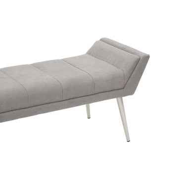 Gilden Grey Bench With Angular Base