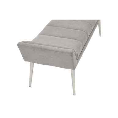 Gilden Grey Bench With Angular Base