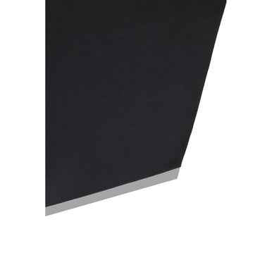 Hagen Black And Silver Square Stool