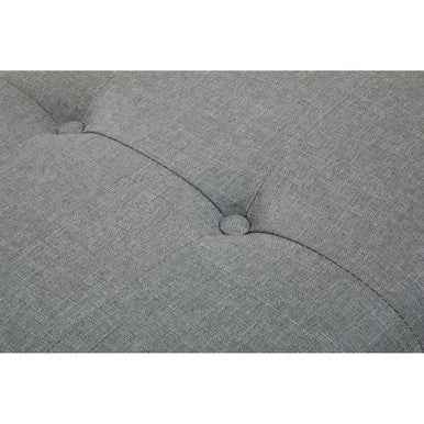 Alea Grey Fabric Bench