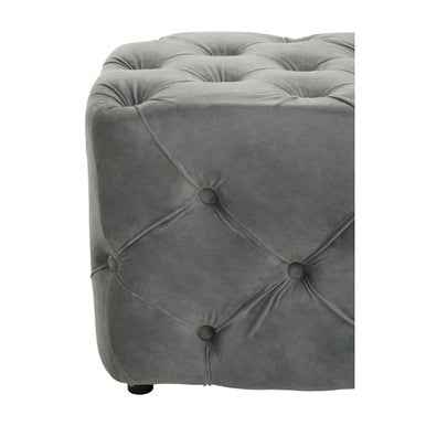 Alea Grey Velvet Bench