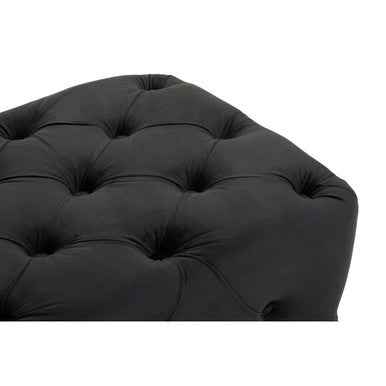 Alea Black Velvet Bench