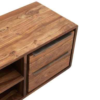 Surati One Door Sheesham And Acacia Wood Media Unit