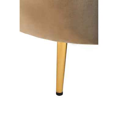 Yasmeen 3 Seat Mink Velvet Sofa