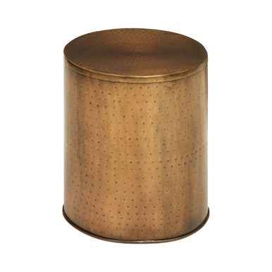 Arti Antique Brass Effect Side Table