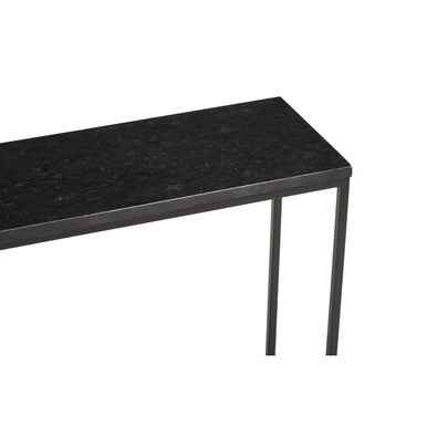 Templar Black Marble Console Table