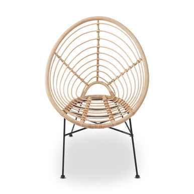Java Natural Rattan Round Chair