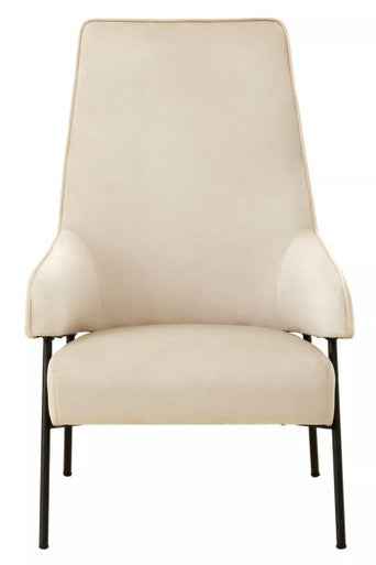 Henia Cream Velvet Chair
