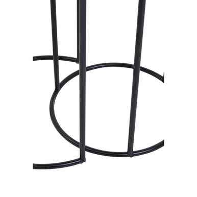 Celina Set Of 2 Nesting Tables with Agate Effect