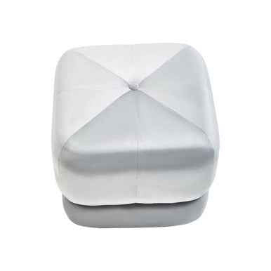 Kaia Grey Velvet Stool