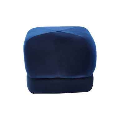 Kaia Midnight Blue Velvet Stool