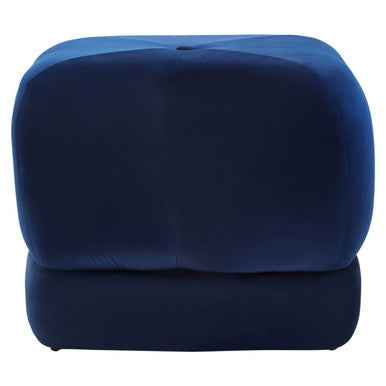 Kaia Midnight Blue Velvet Stool