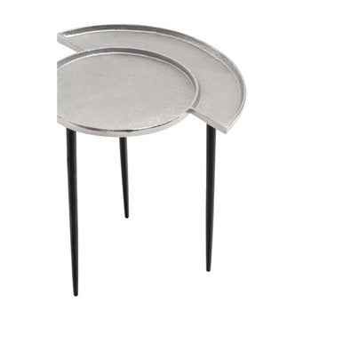 Simbolo Silver Top Side Table