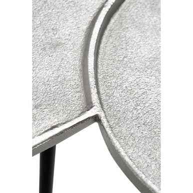 Simbolo Silver Top Side Table