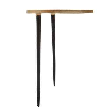 Simbolo Gold Top Side Table