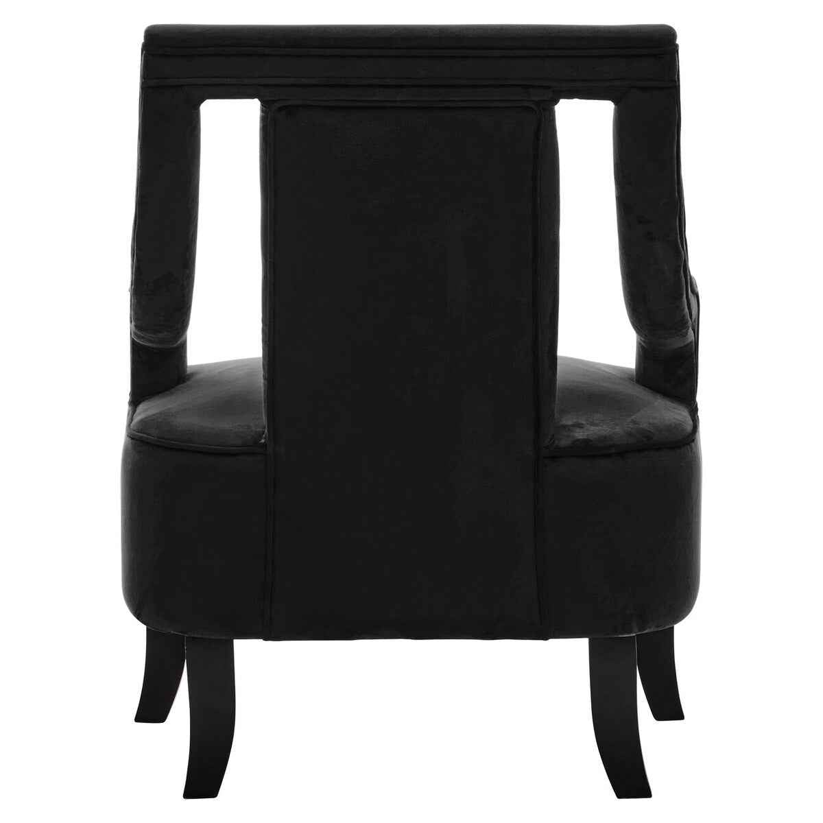 Faye Black Velvet Chair