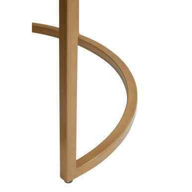 Varana Nest Of Two Black Marble Top Round Tables