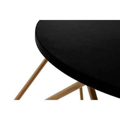 Varana Round Marble Top Coffee Table With Gold Finish Frame