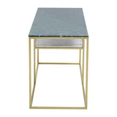 Nirav Assorted Marble And Gold Frame Console Table