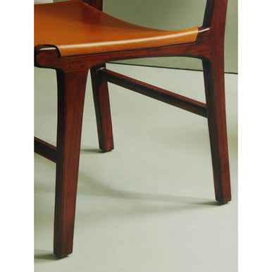 Inca Antique Brown Leather Chair